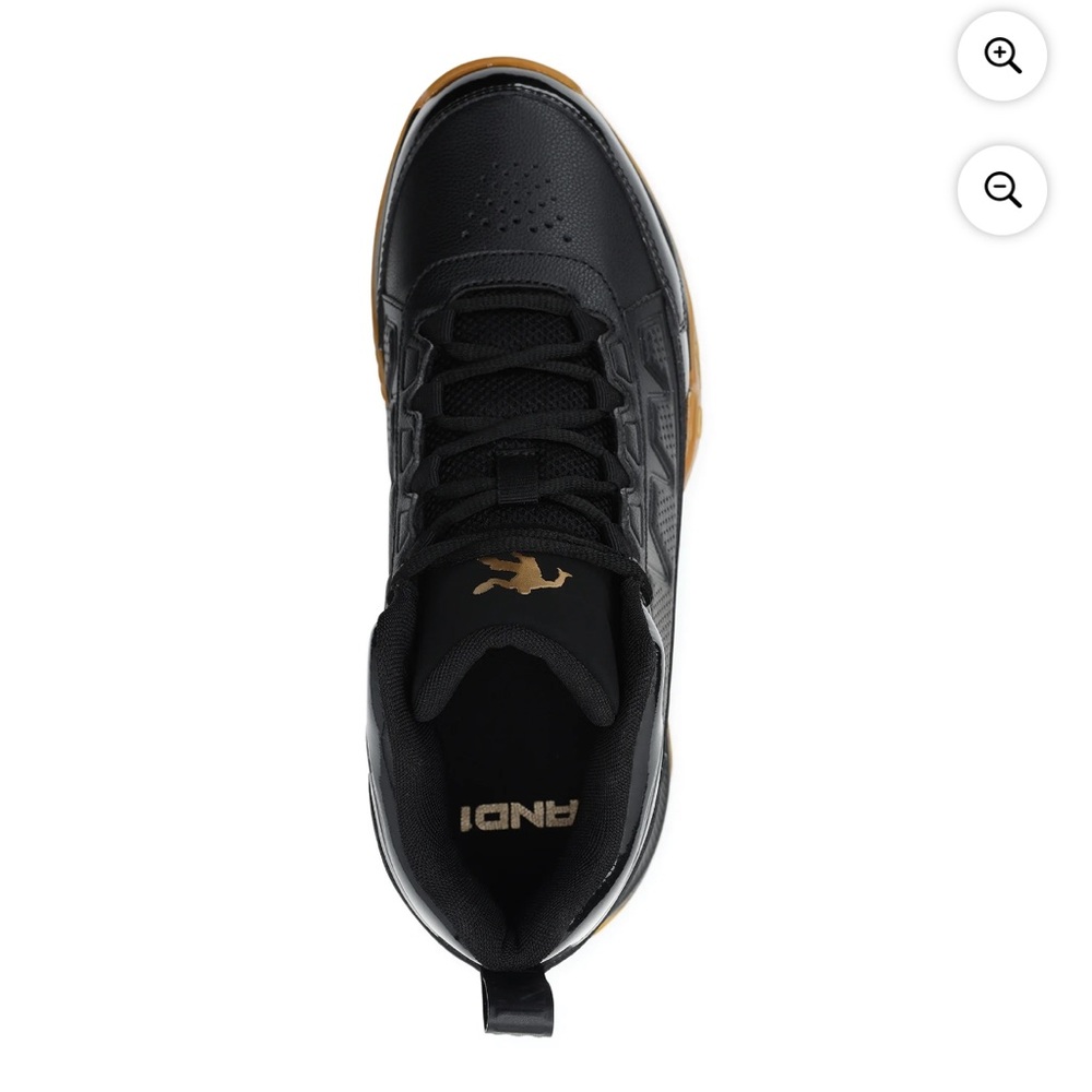 NWT! AND1 Men's Backcut Black Basketball High-Top Shoes Size 11 No Box - Picture 4 of 12